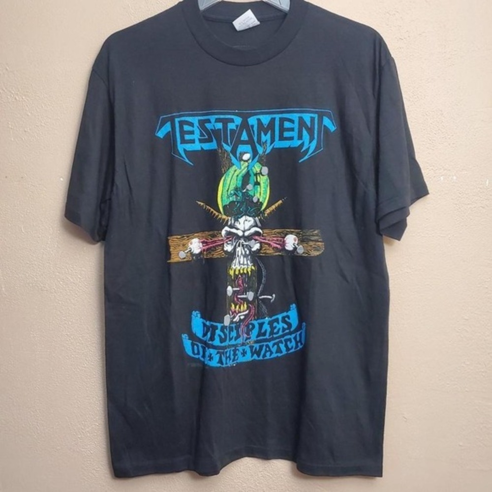 1989 Testament "Dishpeles of the Watch" tour t-shirt